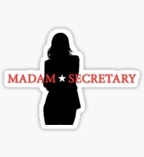 Madam Secretary silhouette Sticker