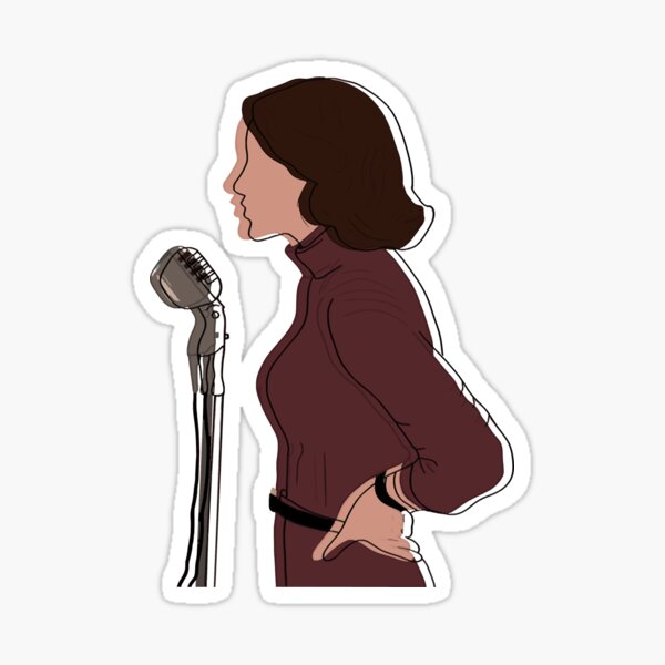 Female Comedienne Sticker