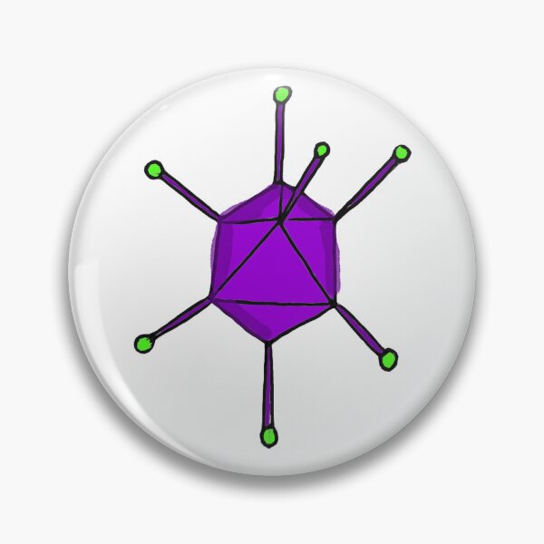 Item preview, Purple Virus designed and sold by paw-sci.