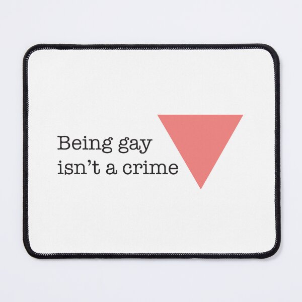 Item preview, Being gay isn't a Crime pink triangle designed and sold by cu-b3.