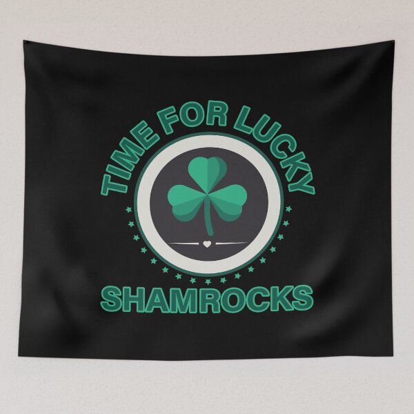 Item preview, Time for lucky Shamrocks three leaf clover designed and sold by onzpacesdesign.