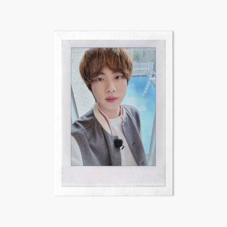 2 Run BTS Jin photography (version b) Art Board Print for Sale by