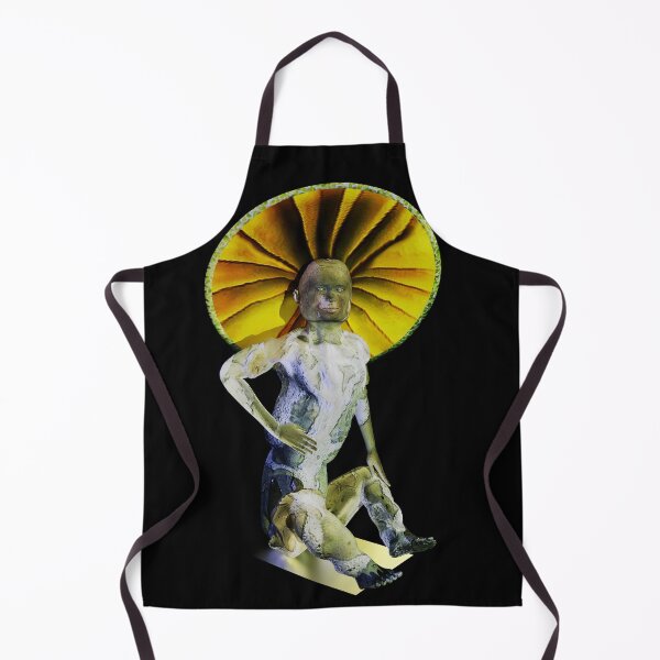 Item preview, Original characters sympathetic affable green mushroom woman sit designed and sold by Dorota Didyk.