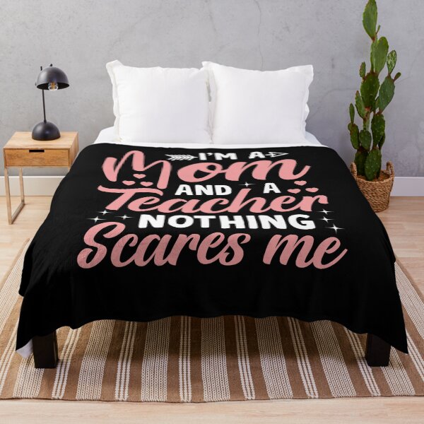 Item preview, I'm A Mom And A Teacher Nothing Scares Me Shirt, Teacher Day Shirt, Teacher Mom Shirt, Teacher Mom Gift, Mom Teacher Shirt, Teaching Shirt designed and sold by aymob.