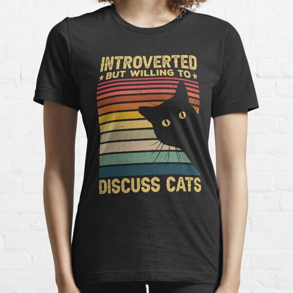 : Bengal Cat Lover Funny Saying Introvert Premium T-Shirt :  Clothing, Shoes & Jewelry