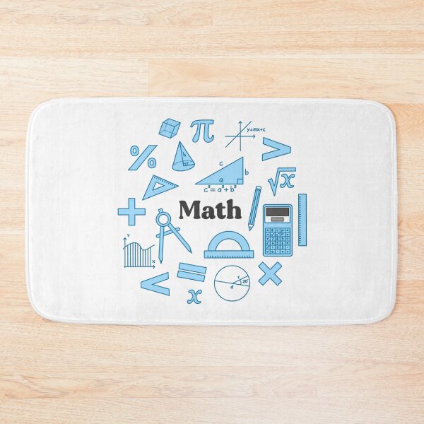 Item preview, Math Blue designed and sold by MadeByBeata.