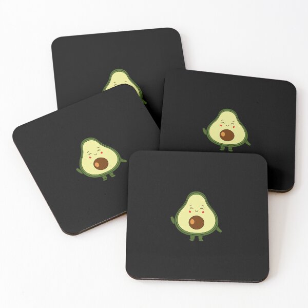 Item preview, Happy Kawaii Avocado designed and sold by ProtonProject.