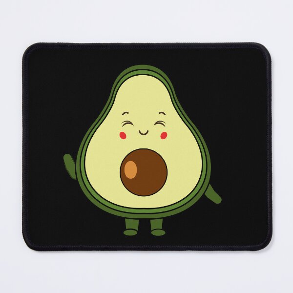 Item preview, Happy Kawaii Avocado designed and sold by ProtonProject.