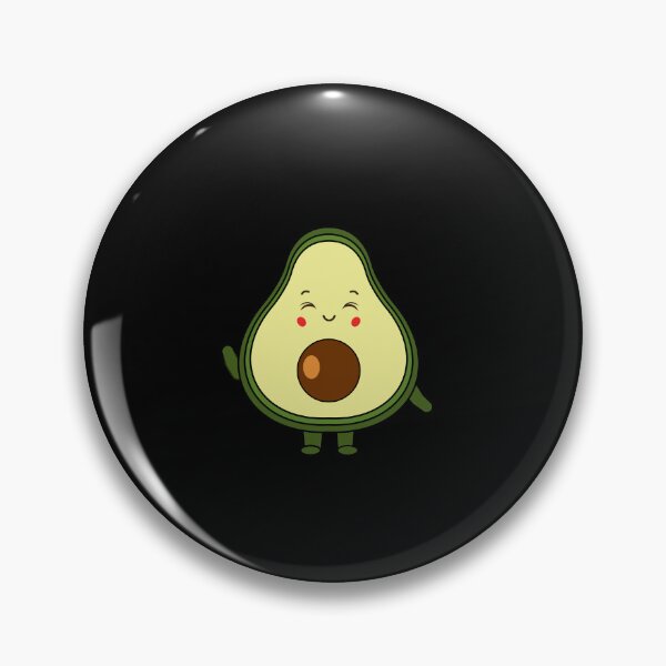 Item preview, Happy Kawaii Avocado designed and sold by ProtonProject.
