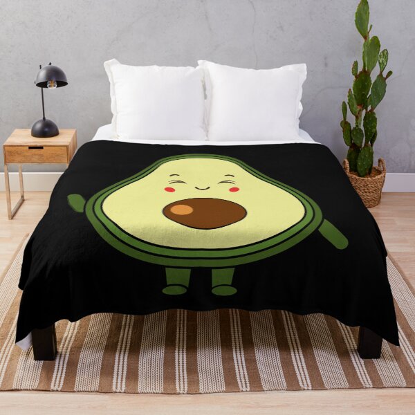 Item preview, Happy Kawaii Avocado designed and sold by ProtonProject.