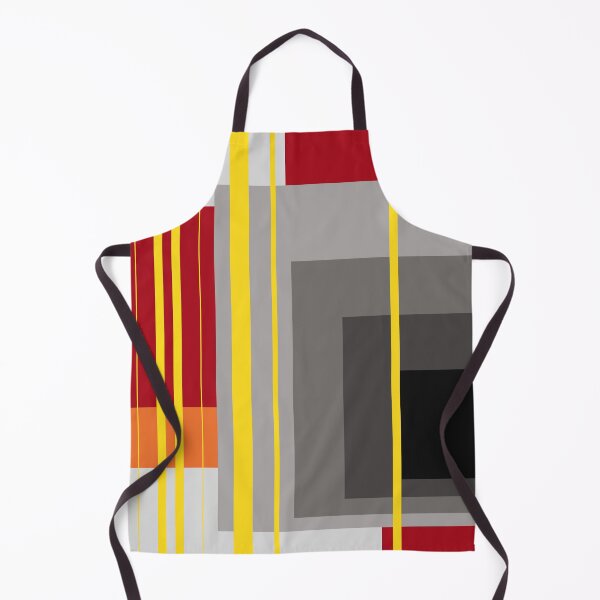 Item preview, Rectangles and Stripes in yellow grey designed and sold by Move-Art.