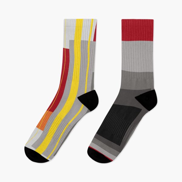 Item preview, Rectangles and Stripes in yellow grey designed and sold by Move-Art.