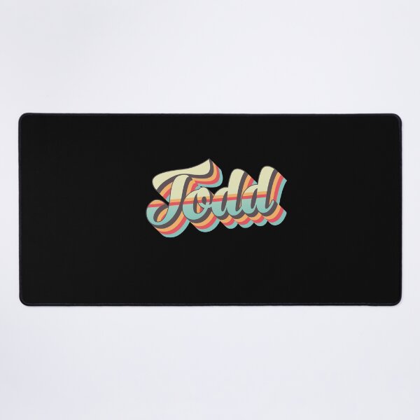 Item preview, Todd name - cool 70s retro font surf style design designed and sold by NameTheory.