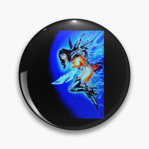 Item preview, Julie Strain On Charge Neon Sticker designed and sold by LandiZayn19.