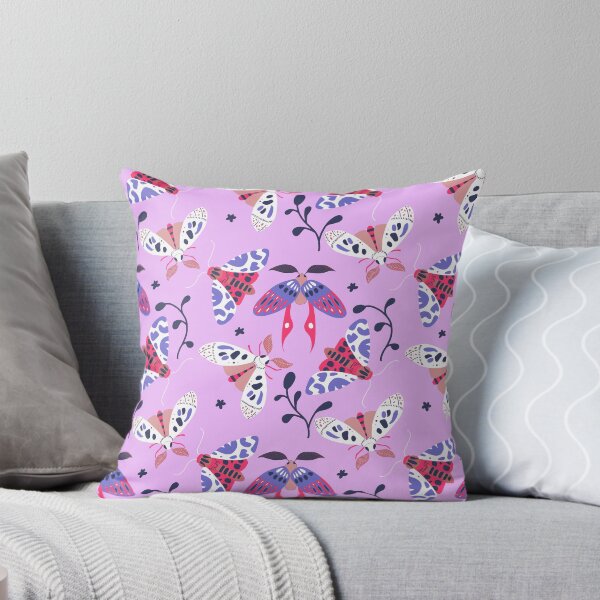 Item preview, modern very peri moths pattern  - trendy insects aesthetic designed and sold by Patrick Gervacio.
