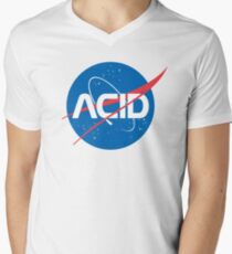 Acid vs Nasa V-Neck T-Shirt