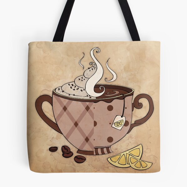 Item preview, Coffee or Tea? (with text) designed and sold by Mariya Olshevska.