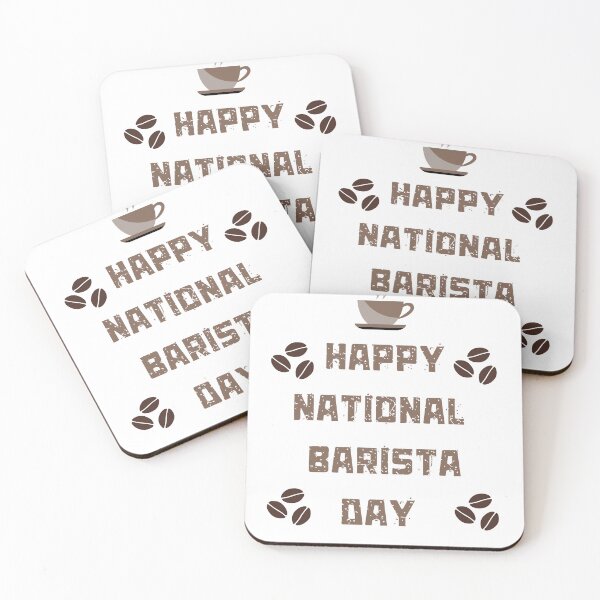 Item preview, Happy national barista day designed and sold by TheJojoman.