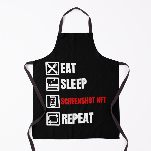 Item preview, Eat sleep screenshot nft repeat designed and sold by Endeavour-Tees.