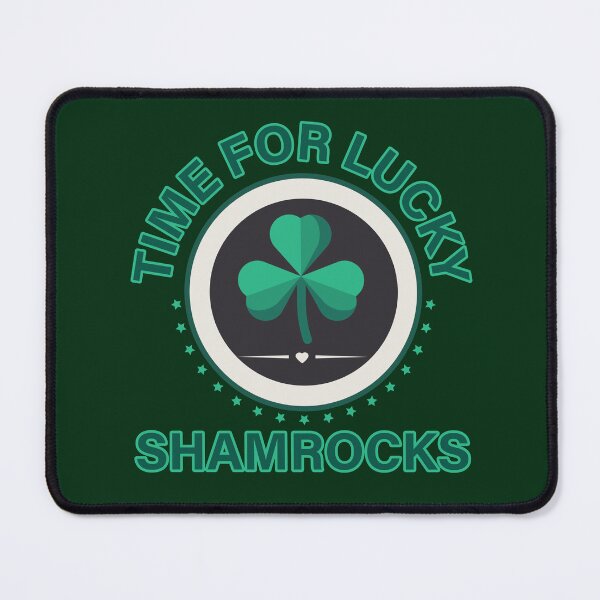 Item preview, Time for lucky Shamrocks three leaf clover designed and sold by onzpacesdesign.