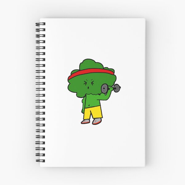 Item preview, Cartoon Broccoli Working Out  designed and sold by poppycoleman777.