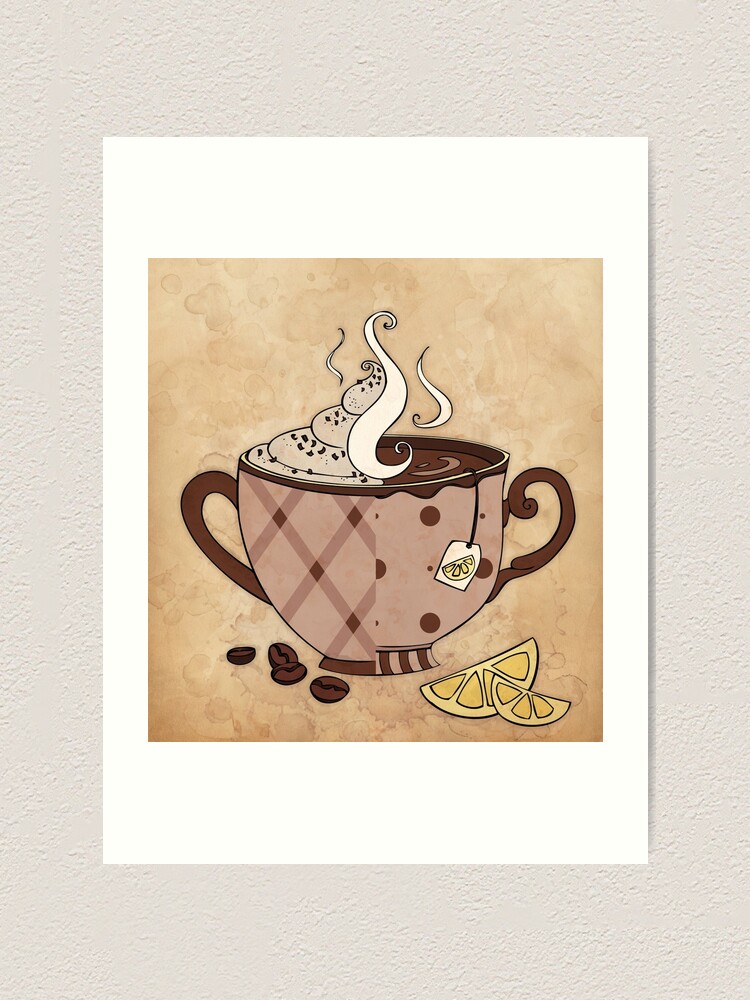 Alternate view of Coffee or Tea? Art Print