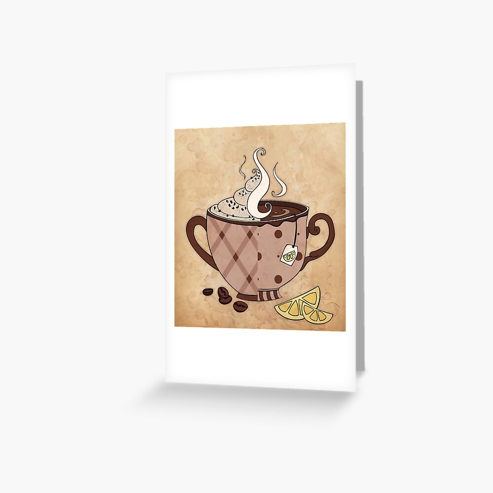 Coffee or Tea? Greeting Card