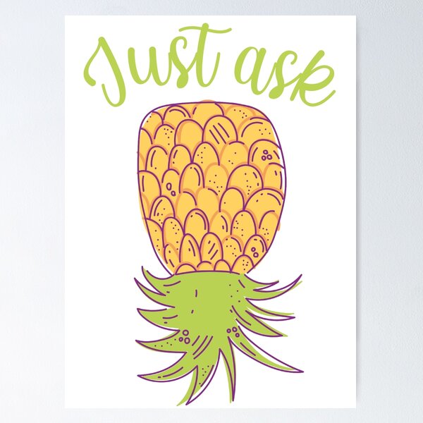 Upside Down Pineapple: Just Ask A-Line Dress for Sale by beefrancky