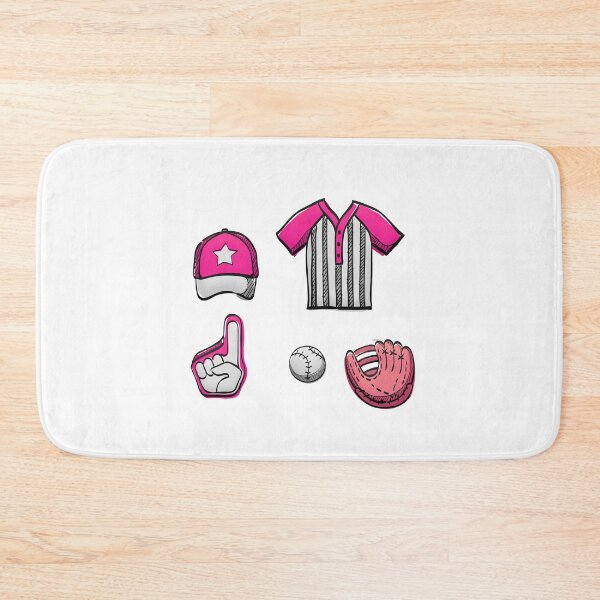 Item preview, Baseball items pink  designed and sold by AmDotArt.