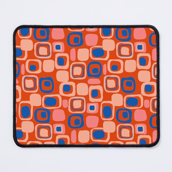 Item preview, Mid-Century Pattern - Orange Blue designed and sold by SilverPegasus.