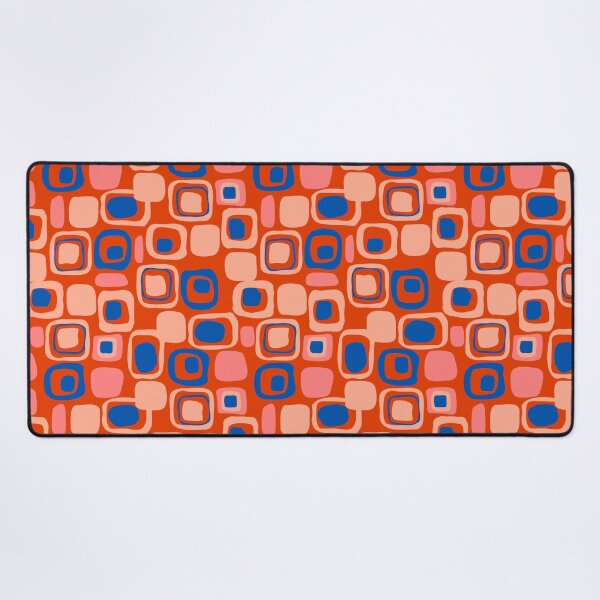 Item preview, Mid-Century Pattern - Orange Blue designed and sold by SilverPegasus.