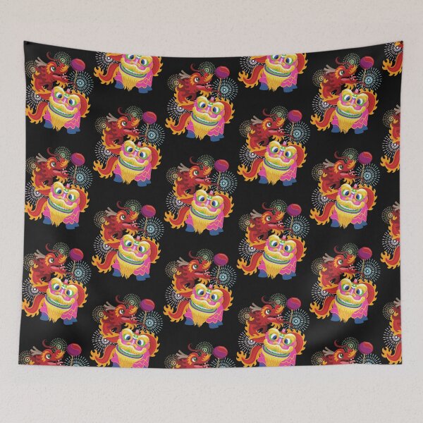 Item preview, Lion and Dragon Dance designed and sold by myronmarlulns.