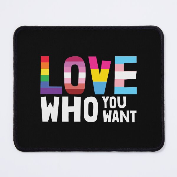 Item preview, Love Who You Want - lgbtq ia designed and sold by Fruitsome.