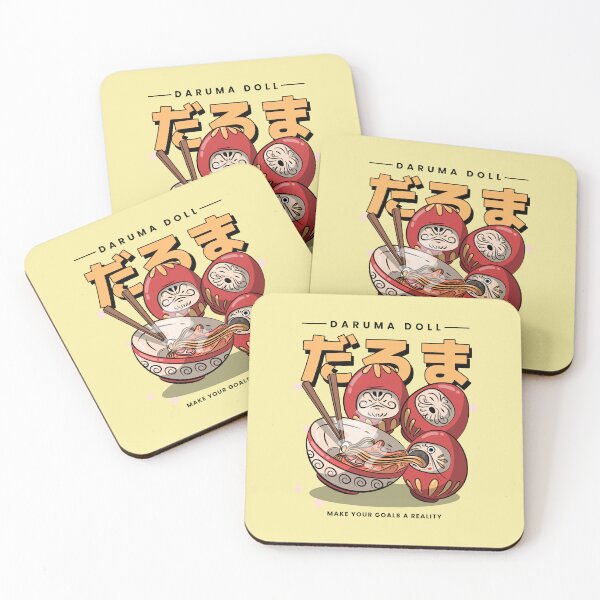 Item preview, Daruma Dolls Eating Ramen Noodle Lovers designed and sold by mrkedi123.