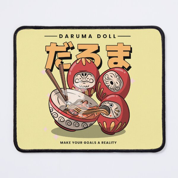 Item preview, Daruma Dolls Eating Ramen Noodle Lovers designed and sold by mrkedi123.