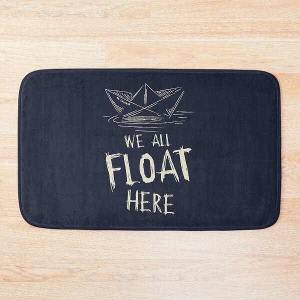 Item preview, SS Georgie Paper Boat We All Float Here Quote designed and sold by McPod.
