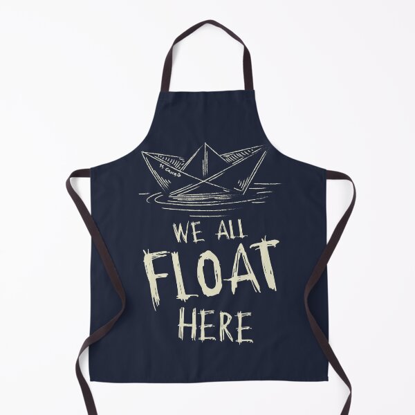 Item preview, SS Georgie Paper Boat We All Float Here Quote designed and sold by McPod.