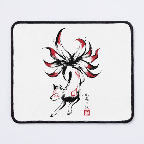 Item preview, Kyūbi no kitsune sumi-e designed and sold by zoezowie79.