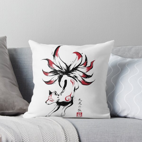 Item preview, Kyūbi no kitsune sumi-e designed and sold by zoezowie79.