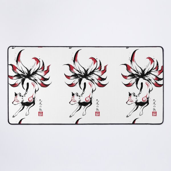 Item preview, Kyūbi no kitsune sumi-e designed and sold by zoezowie79.