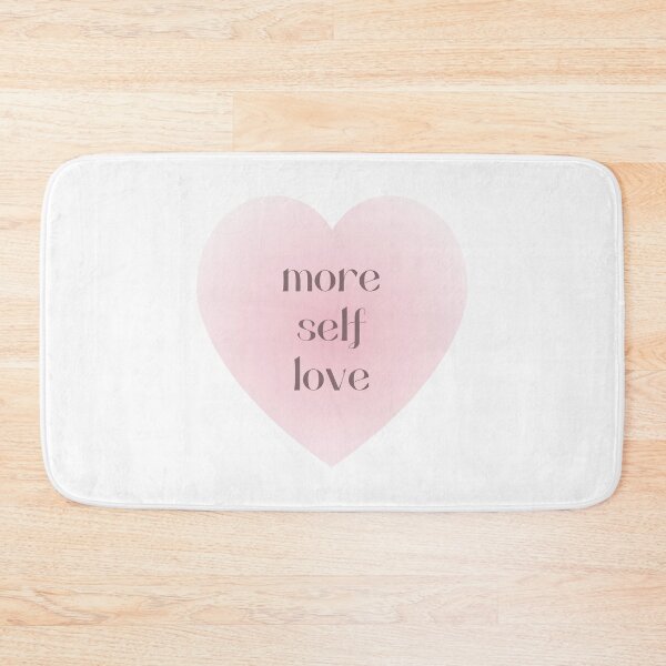 Item preview, more self love soft heart (pink) designed and sold by teethfairy.