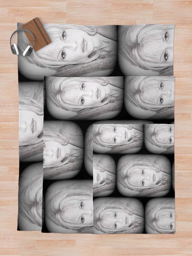 Alternate view of Pamela Anderson Throw Blanket