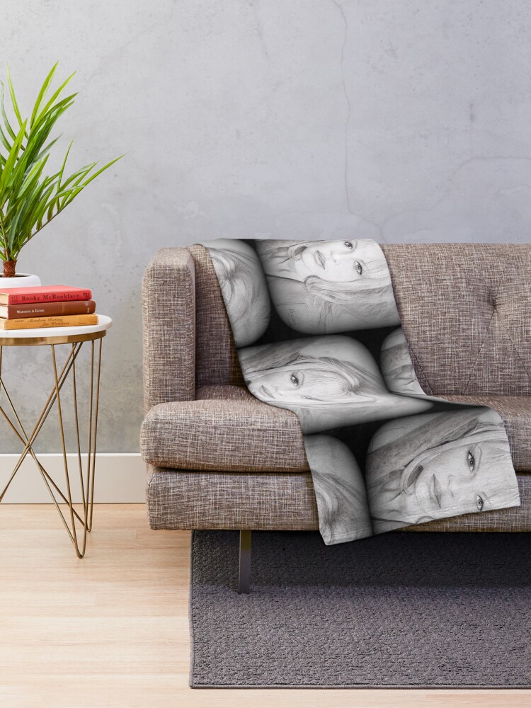 Alternate view of Pamela Anderson Throw Blanket