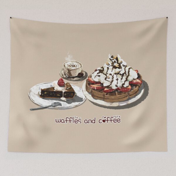Artikelvorschau, Waffeln und Kaffee entworfen und verkauft von daddy-Lee.