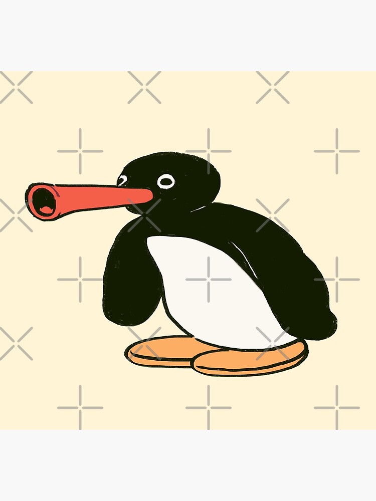 "I draw noot noot penguin meme" Poster for Sale by RansRoom Redbubble