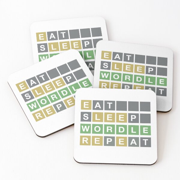 Item preview, Eat Sleep WORDLE repeat designed and sold by NashG-art.