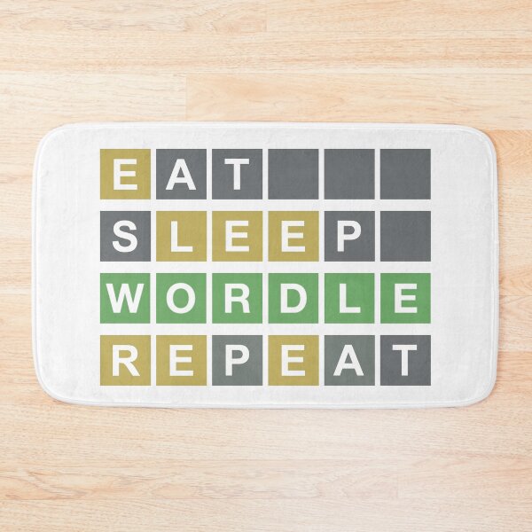 Item preview, Eat Sleep WORDLE repeat designed and sold by NashG-art.