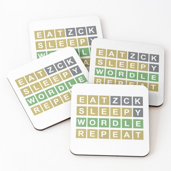 Item preview, Eat Sleep WORDLE repeat 2 designed and sold by NashG-art.