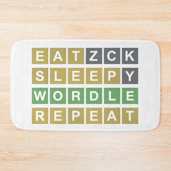Item preview, Eat Sleep WORDLE repeat 2 designed and sold by NashG-art.