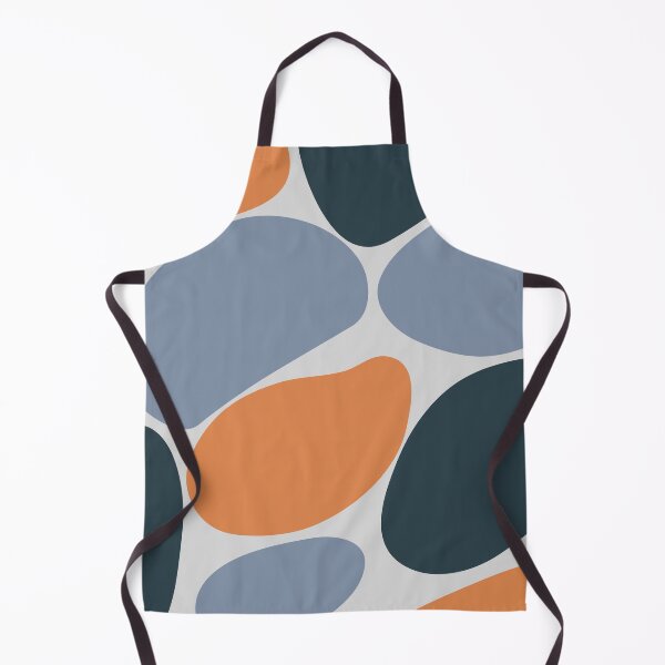 Item preview, Liquid Abstract Pattern Orange Blush Gray designed and sold by BeatrisVeres.